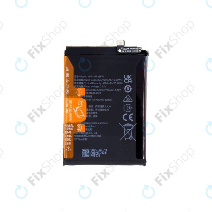 Honor X8 - Baterija HB416492EFW 4000mAh