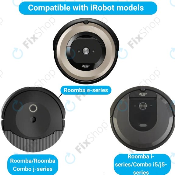 Komplet nadomestnih delov za iRobot Roomba e-series, i-series, j-series (2 para glavnih krtač, 4x Filter, 4x Stranska krtača, 4x Vrečka za prah)