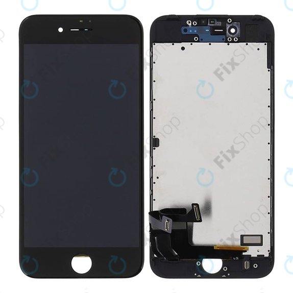 Apple iPhone 7 - LCD zaslon + steklo na dotik + okvir (Black) TFT