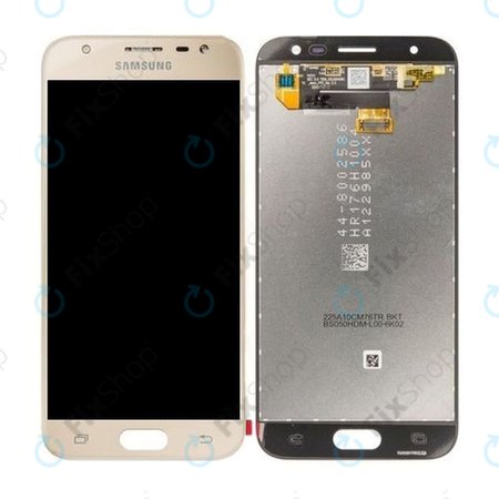 Samsung Galaxy J3 J330F (2017) - LCD zaslon + steklo na dotik (Gold) - GH96-10990A Genuine Service Pack
