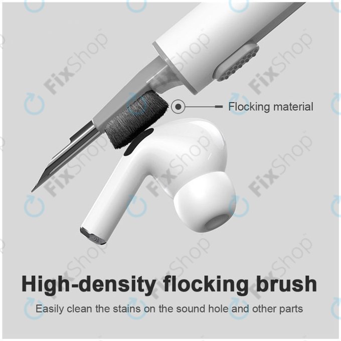 Čistilno pero za čiščenje telefonov in slušalk (belo)