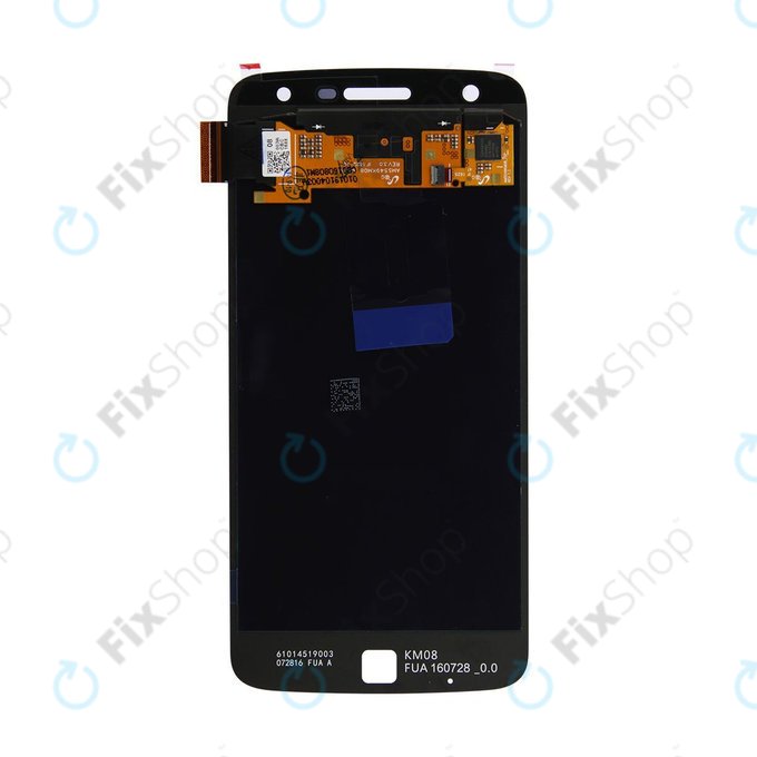 Motorola Moto Z Play XT1635-02 - LCD zaslon + steklo na dotik (Black) - 01019104003W Genuine Service Pack