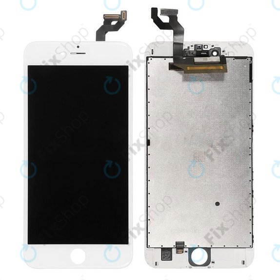 Apple iPhone 6S Plus - LCD zaslon + steklo na dotik + okvir (White) TFT