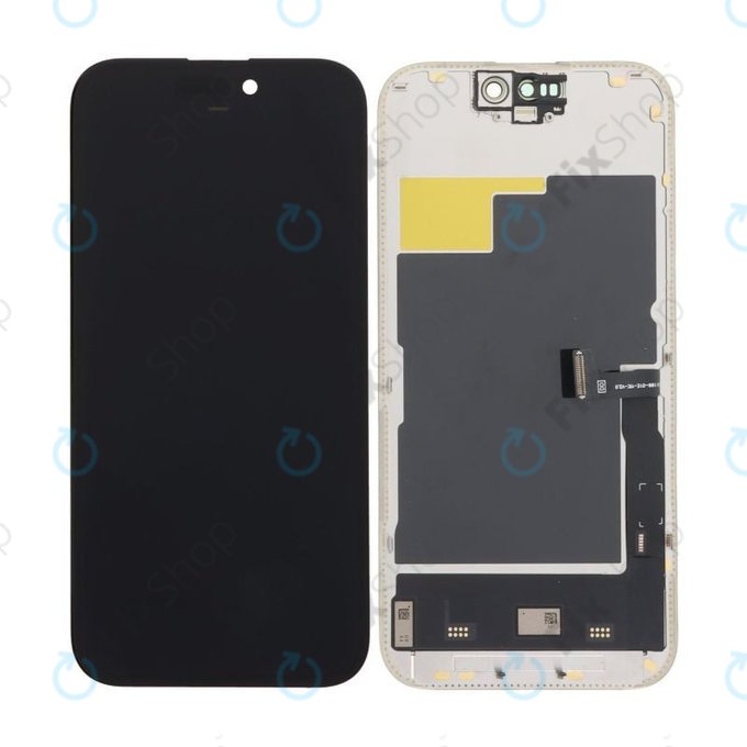 Zaslon Soft OLED za iPhone 15 Pro - Zaslon na dotik + Okvir, DIAGNOSTIC