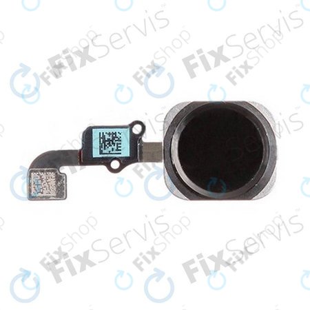 Apple iPhone 6, 6 Plus - Home Button + Flex Cable (Silver)