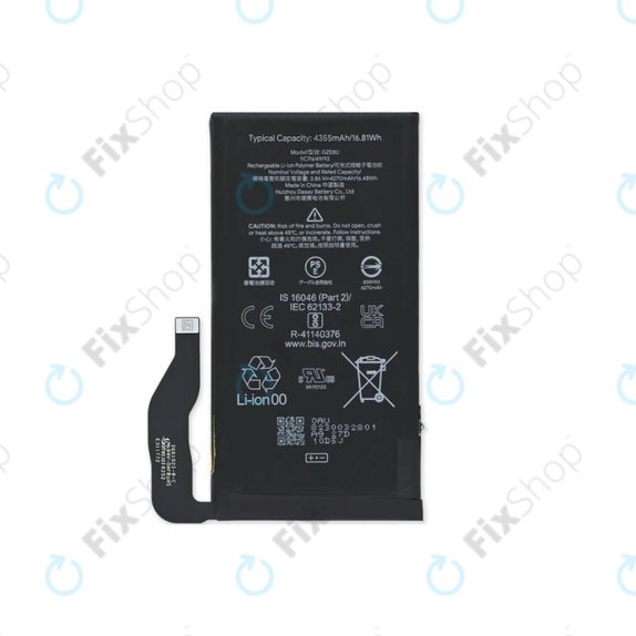 Google Pixel 7 GVU6C GQML3 - Baterija GZE8U 4355mAh - G949-00338-01 Genuine Service Pack