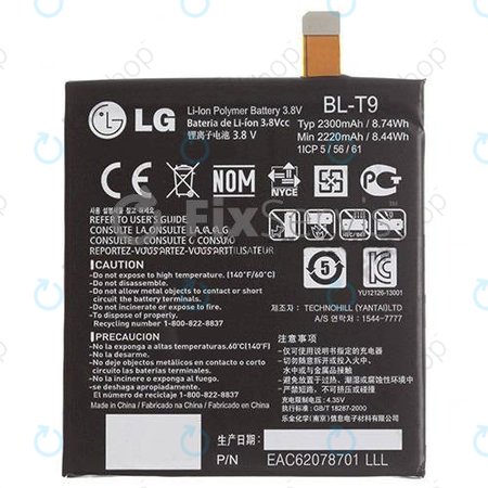 LG Nexus 5 D821 - Baterija BL-T9 2300mAh
