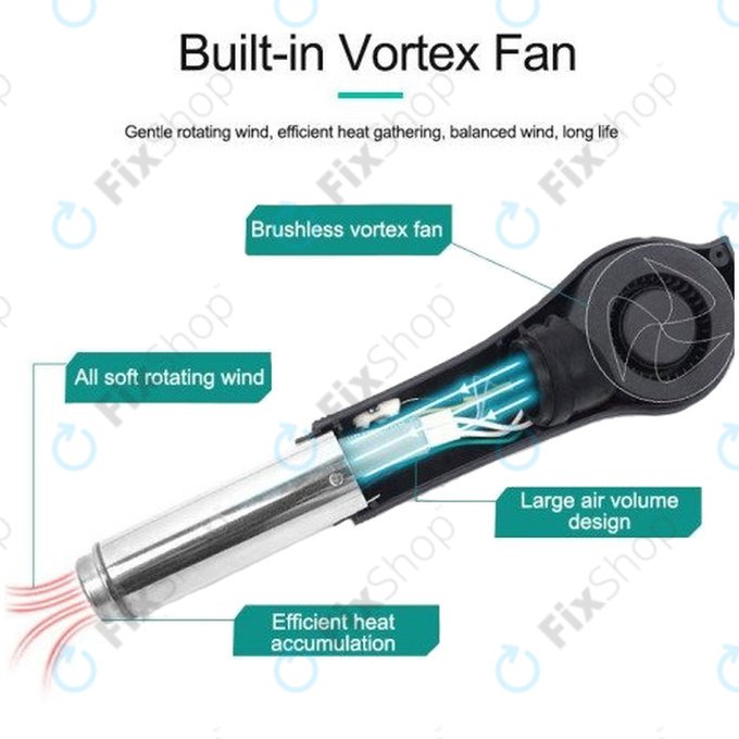 Quick 858D+ - Toplozračna spajkalna postaja