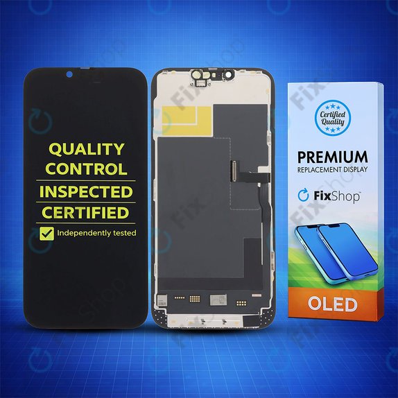 Zaslon Soft OLED za iPhone 13 Pro Max, Steklo na dotik z okvirjem, DIAGNOSTIC