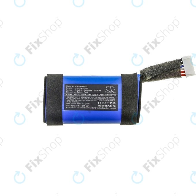 Baterija za JBL PartyBox On-The-Go, 3000mAh, Li-Ion, 7.4V, SUN-INTE-265, HQ