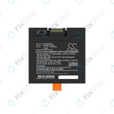 Baterija za JBL Partybox Club 320, Partybox Stage 320, Xtreme 4, 10000mAh, Li-Ion, 7.4V, FG4CELL21700G, HQ