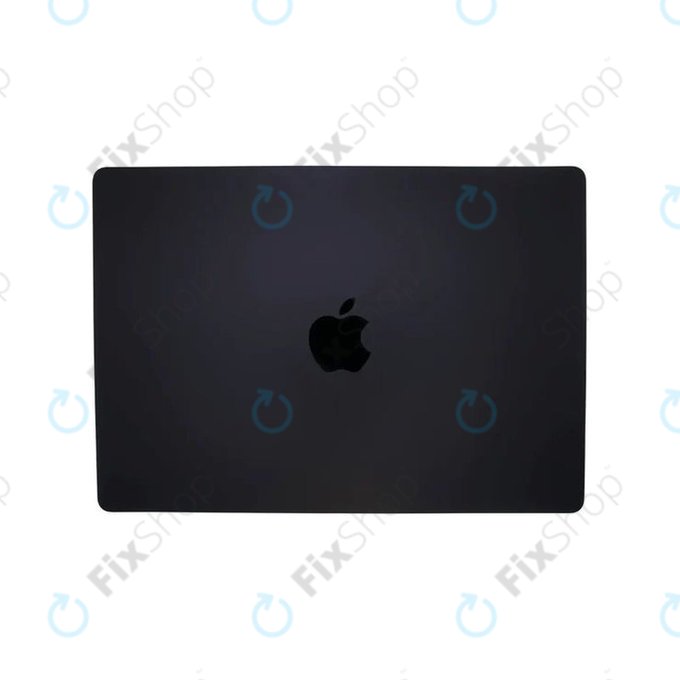 LCD zaslon za MacBook Pro 14", A3112, A3185 (2024), s sprednjim steklom in pokrovom, Nano-Texture, Space Black, 661-41795, Genuine Apple