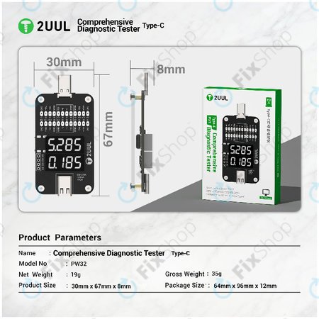 Celovit diagnostični tester, 2UUL PW32