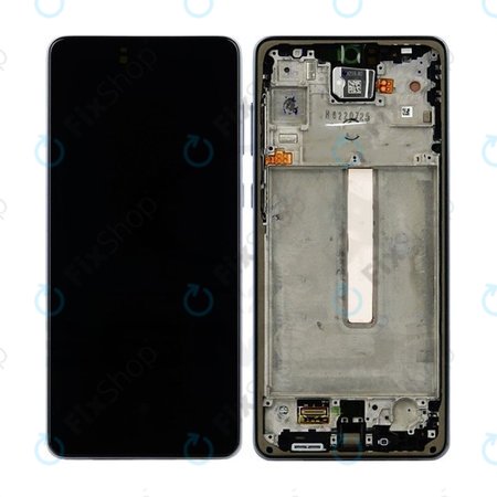 Samsung Galaxy A73 A736 - LCD zaslon + steklo na dotik + okvir (Black) OLED