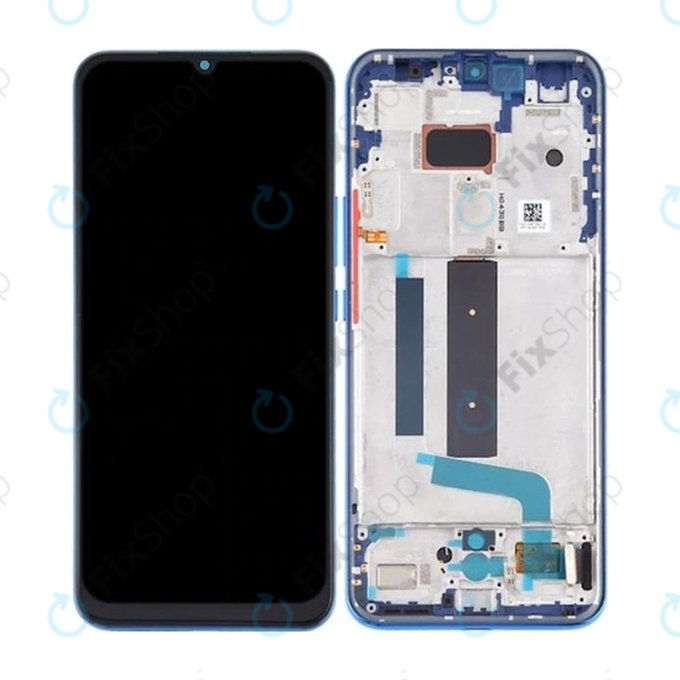 Xiaomi Mi 10 Lite - LCD zaslon + steklo na dotik + okvir (Aurora Blue) - 56000300J900 Genuine Service Pack