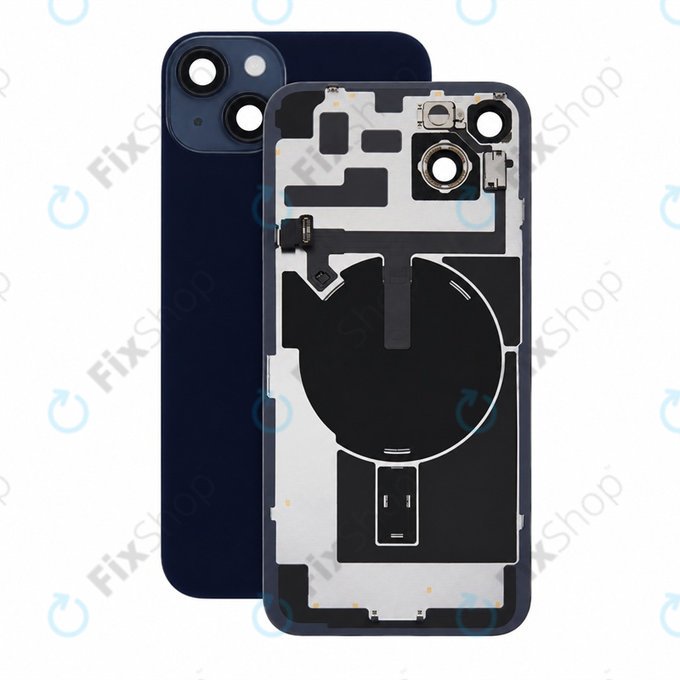 Steklo zadnjega ohišja za iPhone 14 Plus, Midnight, Pulled A