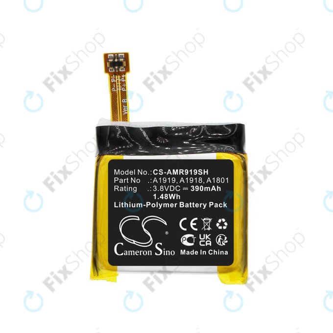 Baterija za Amazfit T-Rex, 390mAh, Li-Pol, 3.8V, A1919, HQ