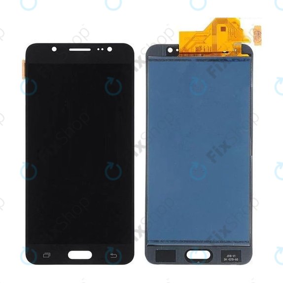 Samsung Galaxy J5 J510FN (2016) - LCD zaslon + steklo na dotik (Black) TFT