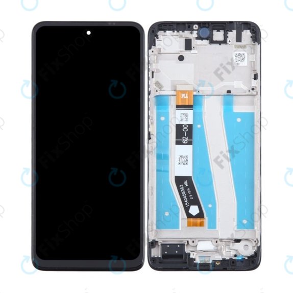 Motorola Moto G14 - LCD zaslon + steklo na dotik + okvir (Steel Gray) TFT