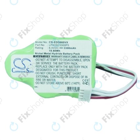 Ecovacs Deebot D-series - Baterija LP43SC3300P5 Ni-MH 6.0V 3300mAh HQ