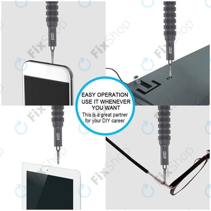 Jakemy JM-8172 - Komplet servisnega orodja za servis elektronike 73 v 1