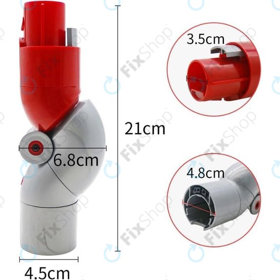 Dyson V-series, Outsize, Omni-glide - Redukcija (Flexa)