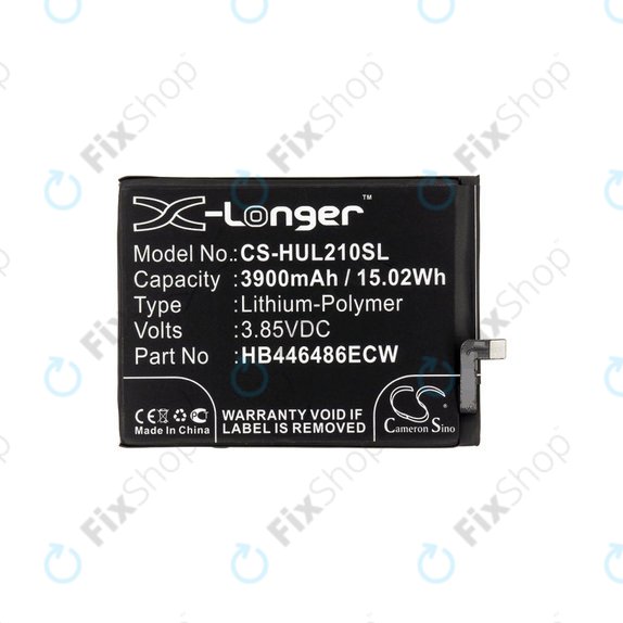 Baterija za Huawei P Smart Pro 2019, 3900mAh, Li-Pol, 3.85V, HB446486ECW, HQ