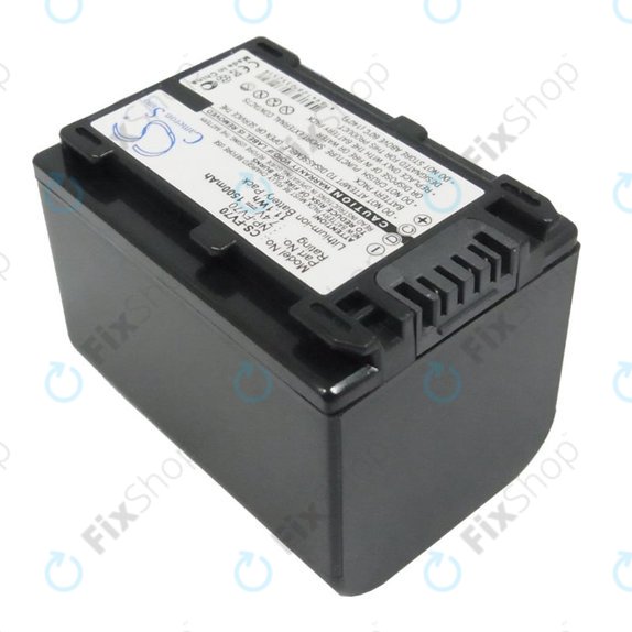 Baterija za Sony DCR-DVD, HC, SR, HDR-CX, HC, PJ, XR, NEX-VG, 1500mAh, Li-Ion, 7.4V, NP-FV70, HQ