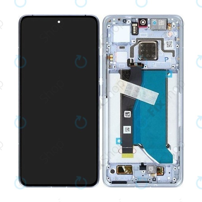 Xiaomi 14T Pro - LCD zaslon + steklo na dotik + okvir (Titan Blue) - 56001700N1200 Genuine Service Pack