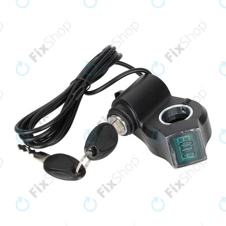 Kugoo Kirin M4, M4 Pro, Speedual, Zero 8X, 10X, MiniWalker, T10-DDM - Vžigalno stikalo z voltmetrom