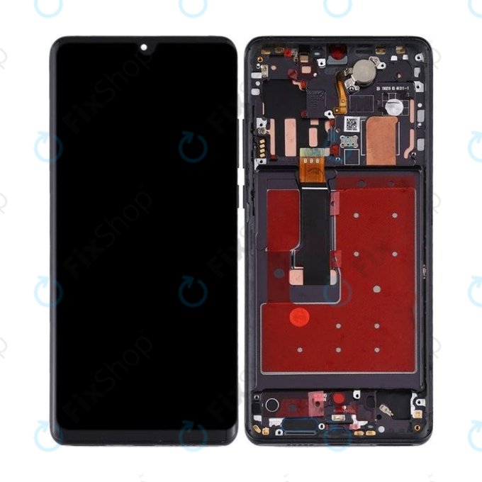 Huawei P30 Pro, P30 Pro 2020 - LCD zaslon + steklo na dotik + okvir (Black) OLED
