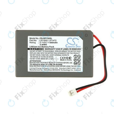 Baterija za Sony PlayStation 3, 650mAh, Li-Ion, 3.7V, LIP1859, HQ
