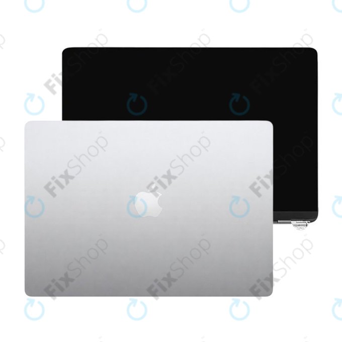 LCD zaslon za MacBook Air 13", A3113 (2024), s sprednjim steklom in pokrovom, Silver, 661-40279, Genuine Apple
