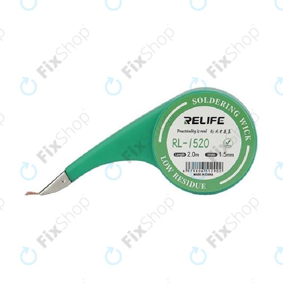 Relife RL-1520 - Stenj za spajkanje za odstranjevanje odvečnega kositra (1,5 mm)