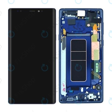 Samsung Galaxy Note 9 N960U - LCD zaslon + steklo na dotik + okvir (Ocean Blue) - GH97-22269B, GH97-23737B, GH97-22270B Genuine Service Pack