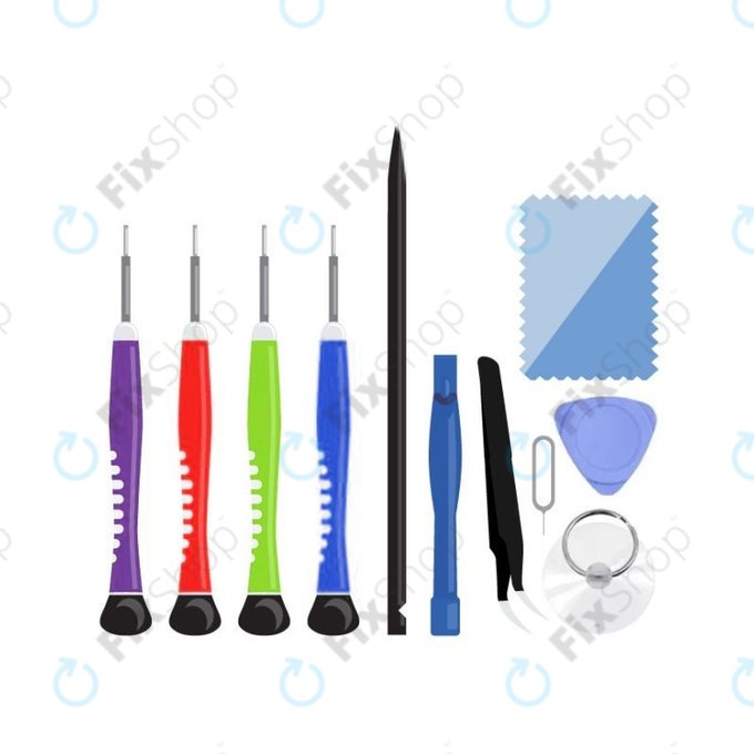 FixPremium - Celoten komplet orodij za sestavljanje mobilnega telefona 11 v 1