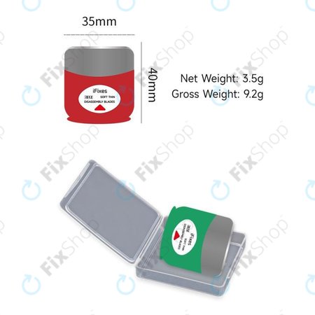 iFixes iS12 - tanke rezalne lopatice za razstavljanje, 0.15mm