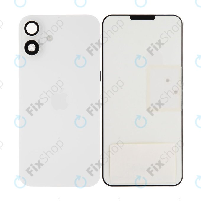 Steklo zadnjega ohišja za iPhone 16 Plus | White | 661-42839 | Genuine Apple