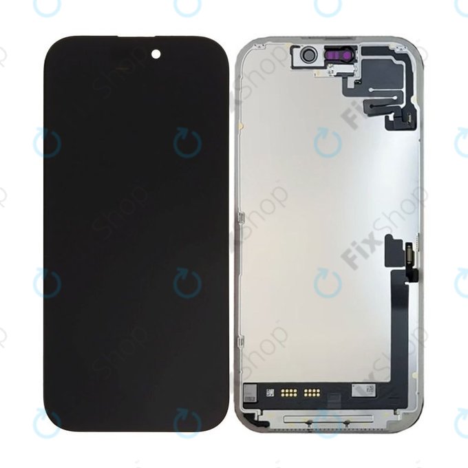 Zaslon Soft OLED 120Hz za iPhone 17 - Steklo na dotik + Okvir, Genuine Apple