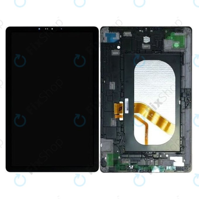 Samsung Galaxy Tab S4 10.5 T830, T835 - LCD zaslon + steklo na dotik + okvir (črn) - GH97-22199A Genuine Service Pack