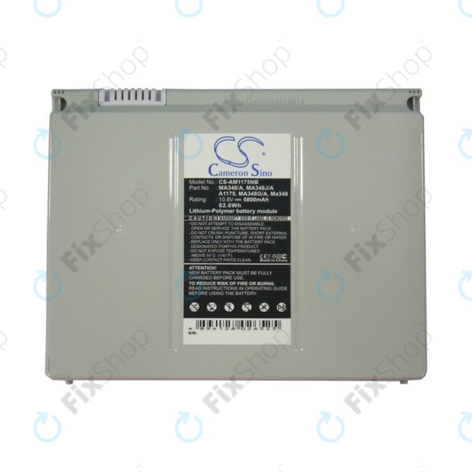 Apple MacBook Pro 15 A1260 (EMC 2198) Early 2008 - Baterija A1175, MA348, MA348/A 5800mAh HQ