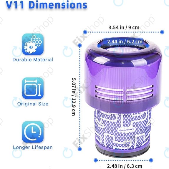 Filter za prah, 2 kos za Dyson V11, V15