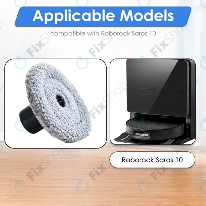 Stranska čistilna krpa, 2 kos za Xiaomi Roborock Saros 10