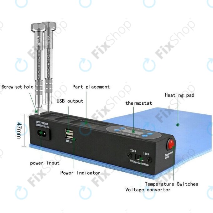 Wylie WI-1805 - Termalna podloga za odstranjevanje LCD zaslonov