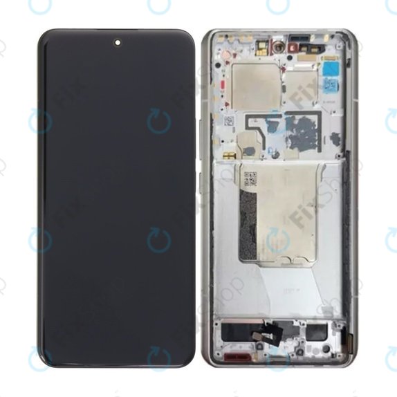 Xiaomi 14 Ultra - LCD zaslon + steklo na dotik + okvir (White) OLED