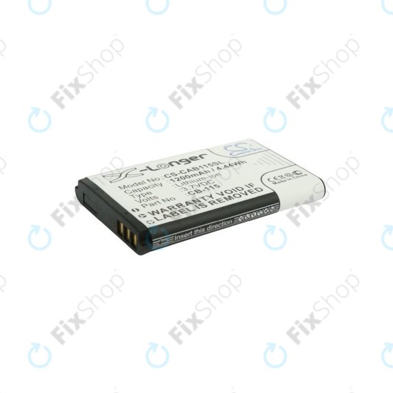 Baterija za CAT B100, 1200mAh, Li-Ion, 3.7V, CB-115, HQ
