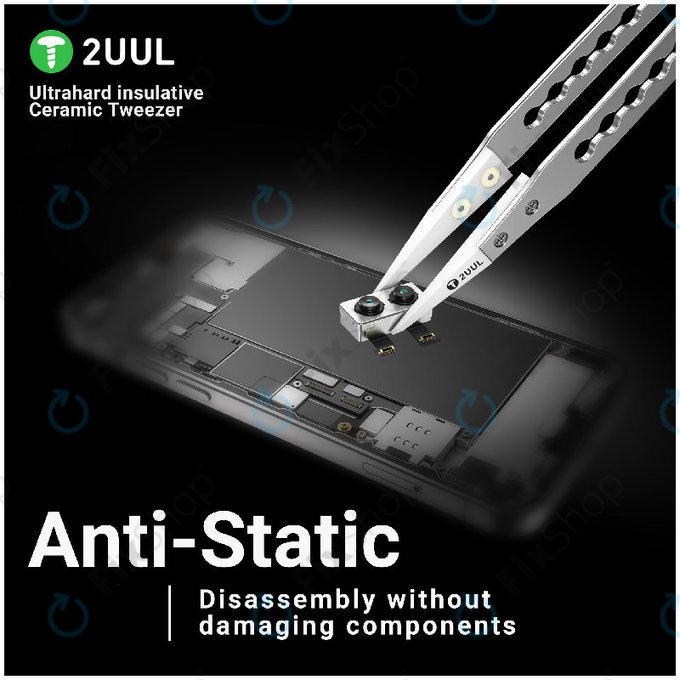 Precizna pinceta, keramična izolirana, 2UUL TW31