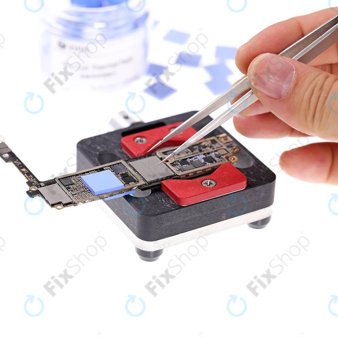 2UUL - Komplet zaščitnih silikonskih blazinic - 12 x 12 x 1.5mm (100 kosov)