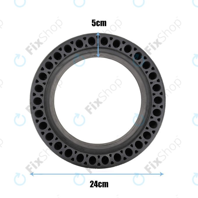 Xiaomi Mi Electric Scooter 1S, 2 M365, Essential, Pro, Pro 2 - Vzdržljiva polna pnevmatika brez zračnic (Tip 2) (Black)