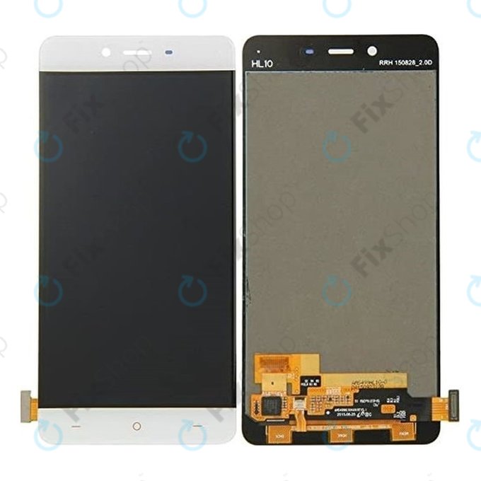 OnePlus X - LCD zaslon + steklo na dotik (White) TFT